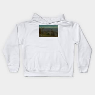 Yosemite Valley, California by Albert Bierstadt Kids Hoodie